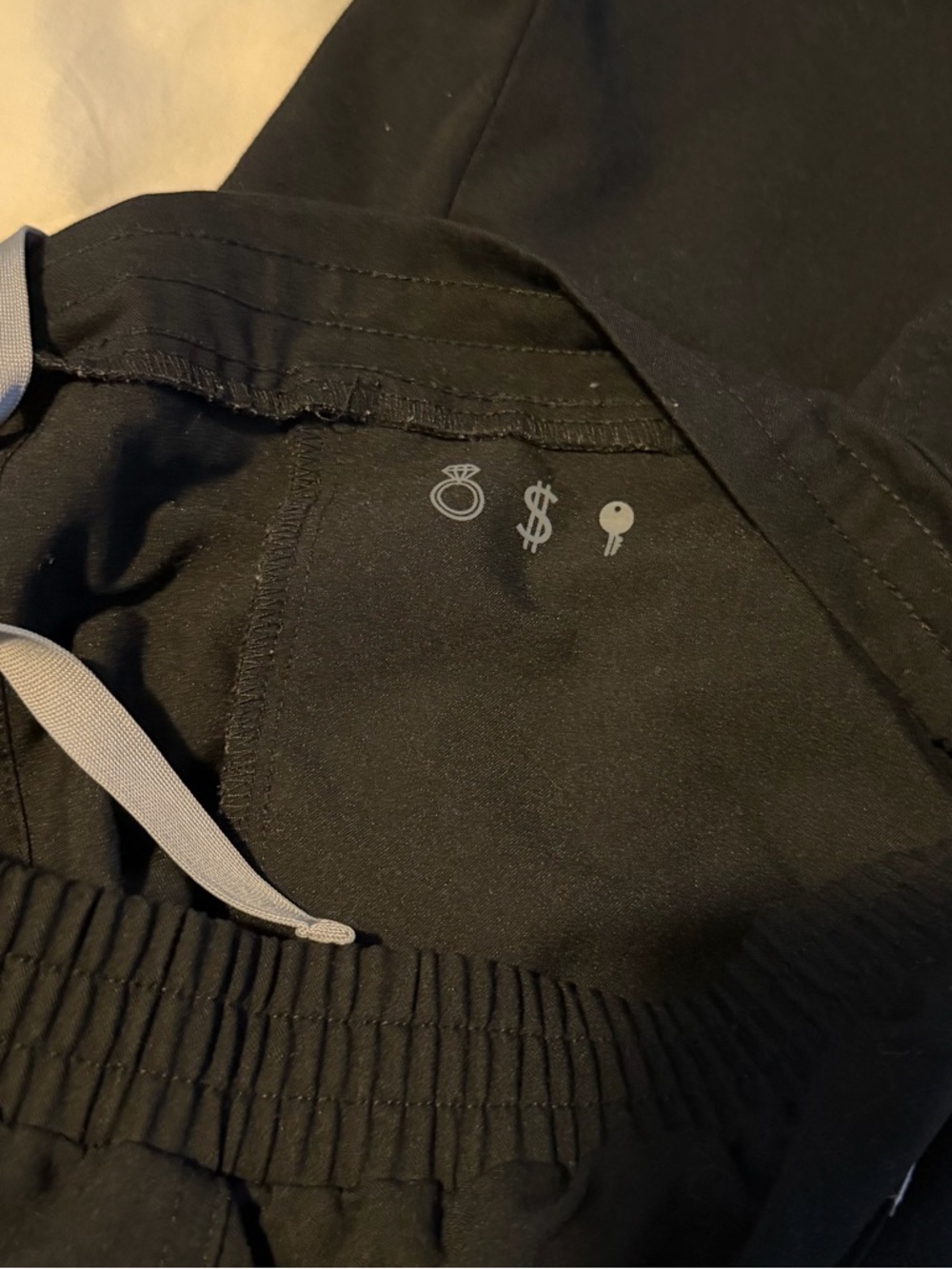 FIGS Technical collection black jogger scrubs straight pocket nurse pants M - Picture 7 of 8
